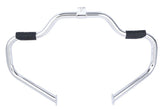 Custom Chrome 1-1/4"Engine Guard Highway Mustache Bar W/ Footrest Fit For Harley Touring 97-08